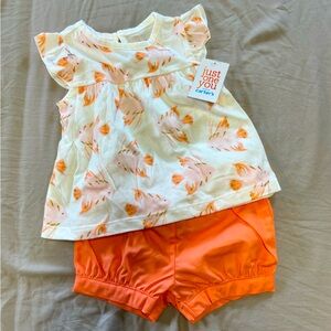 NWT Just One You by Carter’s Shirt and Short, 12 Months